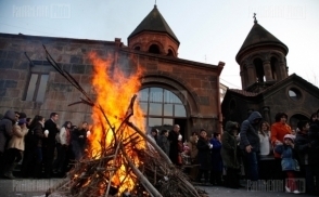 14 февраля в Армении отмечается Трндез