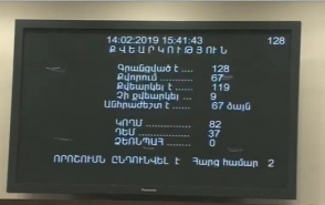 Парламент Армении утвердил программу правительства