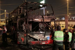 Պերուում առնվազն 20 մարդ է զոհվել ավտոբուսի բռնկման հետևանքով