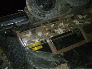 В Армении перевернулся автомобиль Минобороны: госпитализированы 18 военнослужащих