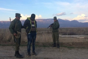 Российские пограничники задержали пытавшегося незаконно пересечь армяно-турецкую границу гражданин Пакистана