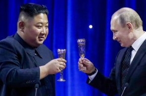 В ходе официального приема после встречи Путина и Ким Чен Ына исполнили «Танец с саблями» Арама Хачатуряна  