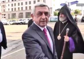 Սերժ Սարգսյանն Արցախում է (տեսանյութ)