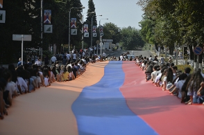 Հայաստանի և Արցախի ղեկավարությունն Արցախում մասնակցում է եռատոնի միջոցառումներին (տեսանյութ)