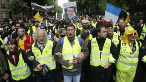 Во Франции 19 000 демонстрантов снова провели акцию протеста