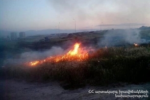 Ջրառատ գյուղում 6 հա  խոտածածկույթ է այրվել