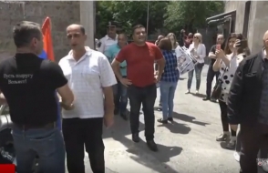 Акция движения ВЕТО перед офисом Фонда «Открытое общество» (видео)