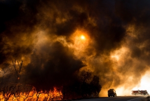 Արենի գյուղում 30 հա խոտածածկույթ է այրվել