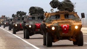 Турция перебросила на границу с Сирией военную технику