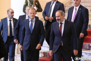 Центр Еревана оцеплен из-за акции сторонников Кочаряна в день визита Туска – РИА «Новости»