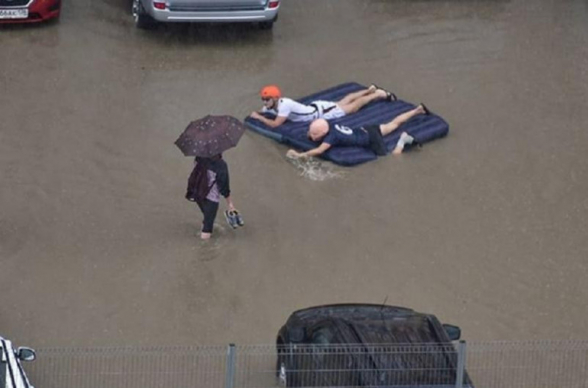 Краснодар затопило после дождя