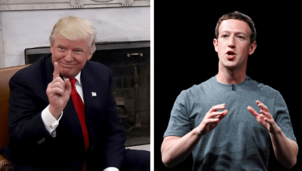 Цукерберг встретился с Трампом на фоне обвинений в адрес «Facebook»