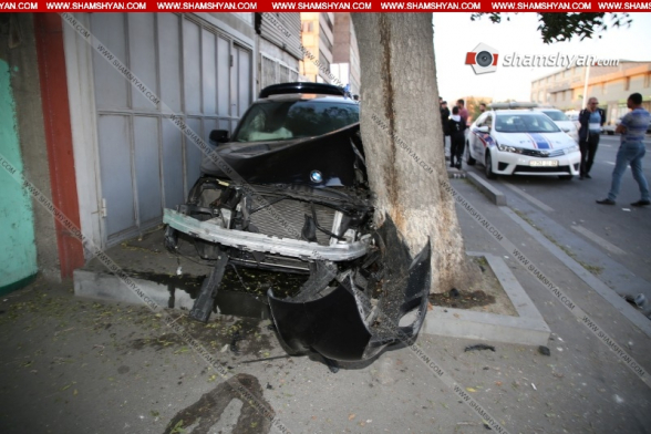 Երևանում բախվել են BMW-ները․ կա վիրավոր (տեսանյութ)