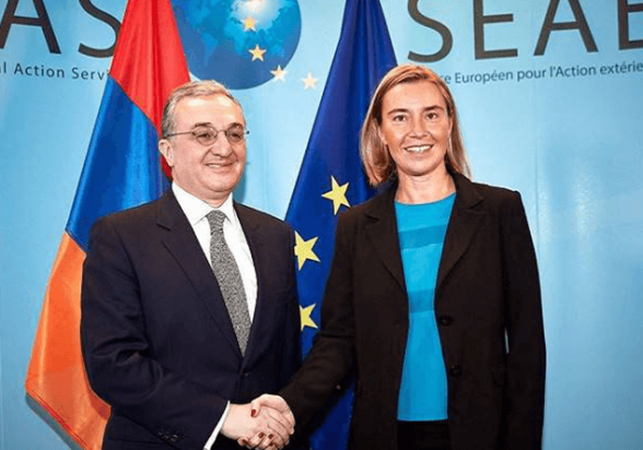 Զոհրաբ Մնացականյանը հանդիպել է Ֆեդերիկա Մոգերինիի հետ