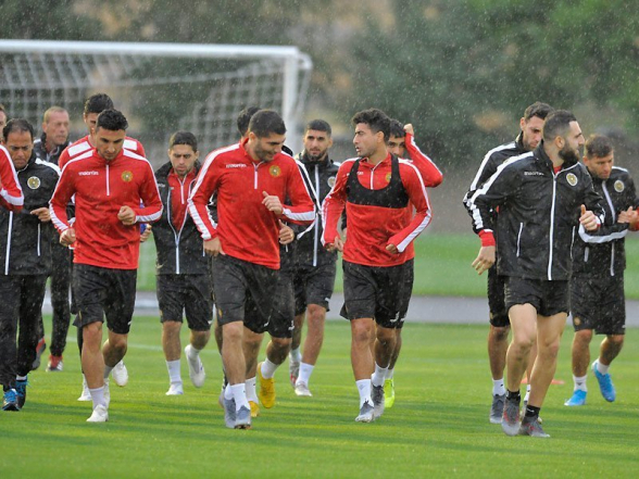 Первая тренировка сборной Армении