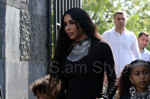 Քիմ Քարդաշյանն այցելել է Գառնիի տաճարի