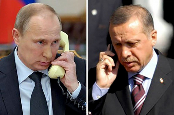Путин призвал Эрдогадана тщательно взвесить ситуацию в Сирии