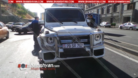 Երևանում բախվել են Mercedes G63-ն ու Opel-ը. 3 վիրավորներից մեկը մանկահասակ է