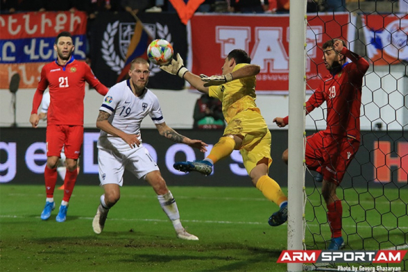 Ֆինլանդիան խոշոր հաշվով հաղթեց Հայաստանի հավաքականին (տեսանյութ)