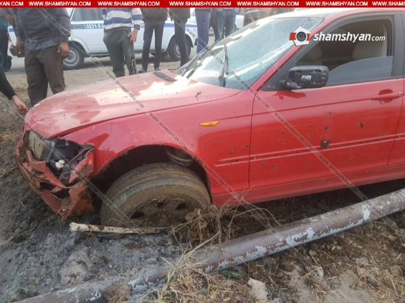 Արմավիրի մարզում 26-ամյա տղան 13-ամյա աղջնակին BMW-ով առևանգելուց հետո վթարի է ենթարկվել