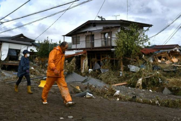 Ճապոնիայում հեղեղումների պատճառով ավելի քան 3 հազար մարդ ստիպված է եղել գիշերել օդանավակայանում