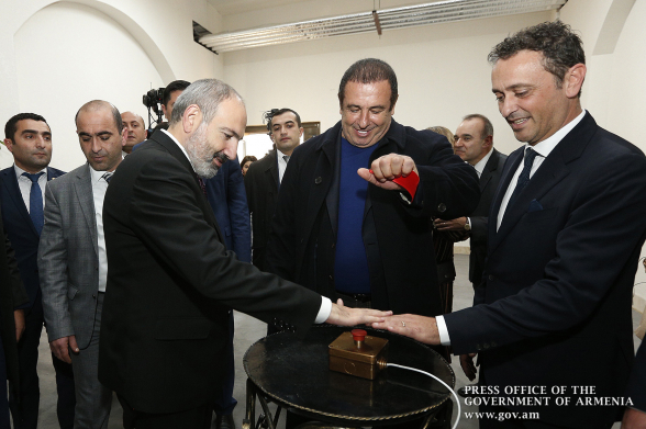 Փաշինյանը մասնակցել է Ծառուկյանի գործարանի բացմանը (տեսանյութ)