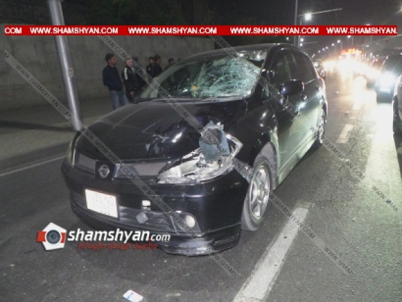 29-ամյա վարորդը Nissan-ով վրաերթի է ենթարկել փողոցը չթույլատրելի հատվածով անցնող հետիոտնին. վերջինս հիվանդանոց տեղափոխվելիս մահացել է