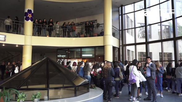 В ЕГУ продолжается студенческая забастовка (видео)