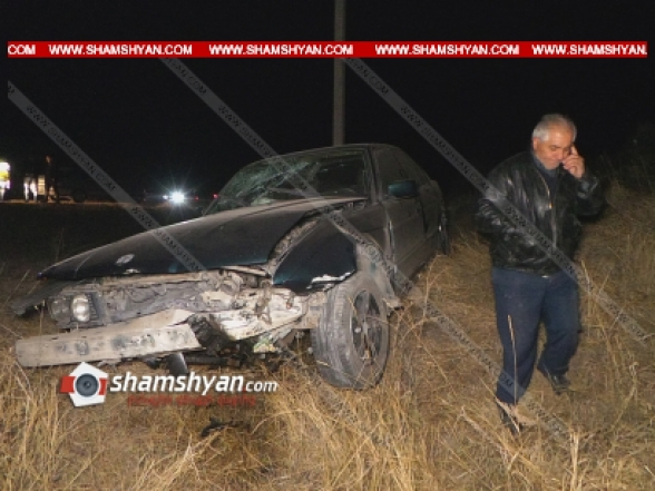 59–ամյա վարորդը BMW-ով բախվել է ապառաժ քարերին և կողաշրջվել. կա վիրավոր