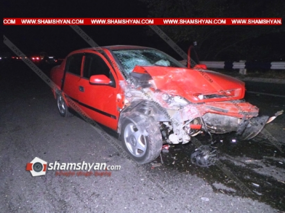 Կոտայքի մարզում բախվել են Mercedes-ը, Honda-ն, Opel-ը. կան վիրավորներ (տեսանյութ)