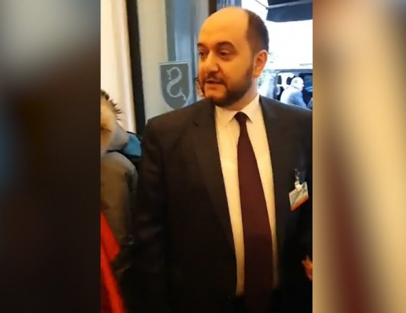 ՀՅԴ Բելգիայի երիտասարդական միության անդամները բռնացրել են Արայիկ Հարությունյանին (տեսանյութ)