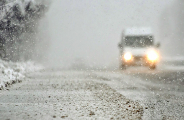 Վարդենիս քաղաքում, Սոթք-Քարվաճառ ավտոճանապարհին բուք է