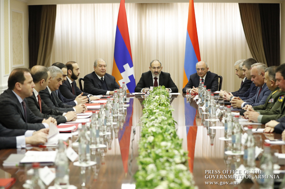 Երևանում տեղի է ունեցել Հայաստանի և Արցախի Անվտանգության խորհուրդների համատեղ նիստը