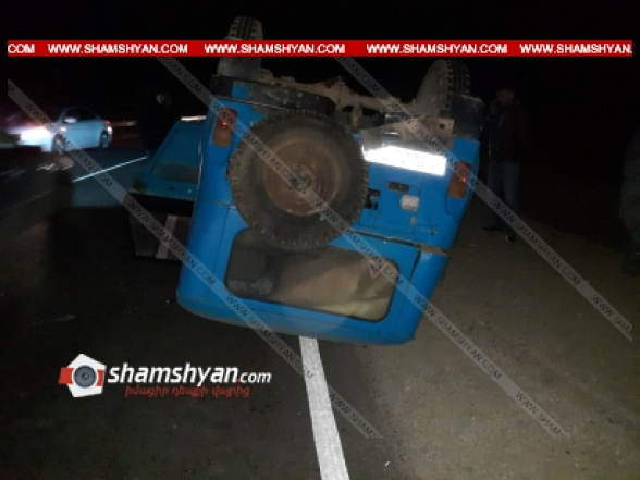 Տավուշի մարզում Nissan-ը հարվածել է УАЗ-ին և դիմել փախուստի. կան վիրավորներ