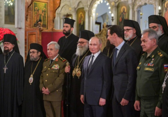 Путин прибыл с визитом в Дамаск и встретился с президентом Сирии