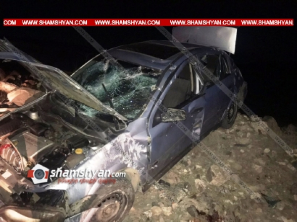 Արագածոտնի մարզում 29–ամյա վարորդը Opel-ով գլխիվայր շրջվել է. կա վիրավոր