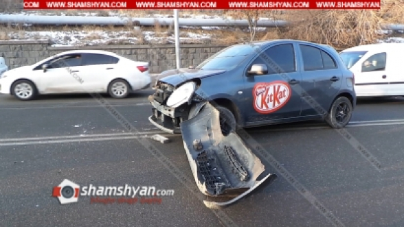 Գործարանային մետրոյի հարևանությամբ բախվել են Mercedes-ն ու Nissan-ը (տեսանյութ)