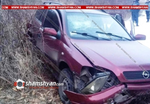 Լոռու մարզում Opel-ը դուրս է եկել ճանապարհի երթևեկելի գոտուց և մոտ 30 մետր սահելով՝ հայտնվել ձորում. կա 5 վիրավոր