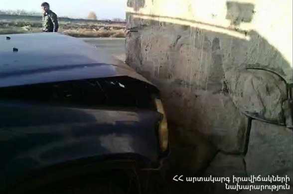 Արմավիրում ավտոմեքենան բախվել է կանգառի տաղավարին. կա տուժած