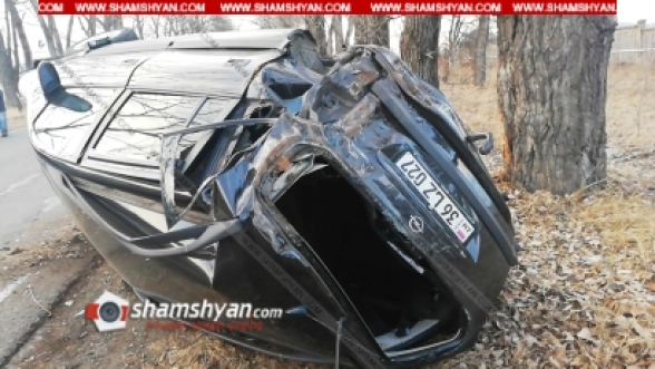 Լոռու մարզում բախվել են Wolksvagen-ը, ВАЗ-2115-ը և Opel-ը. վերջինս կողաշրջվել է, կան վիրավորներ