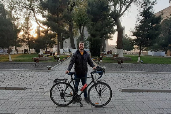 7500 կմ անցած զբոսաշրջիկի հեծանիվը Թբիլիսիում գողացել են