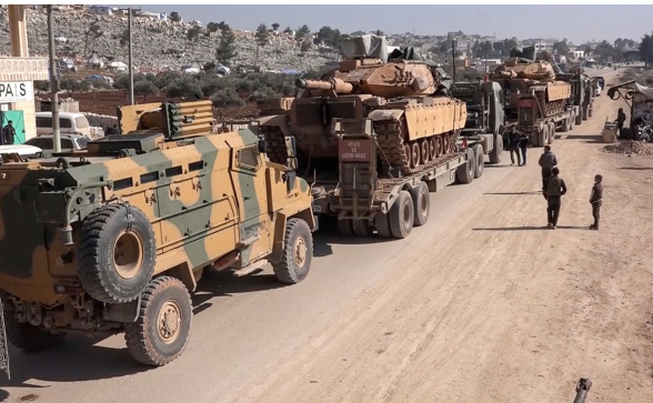Турция направляет военную поддержку в Идлиб