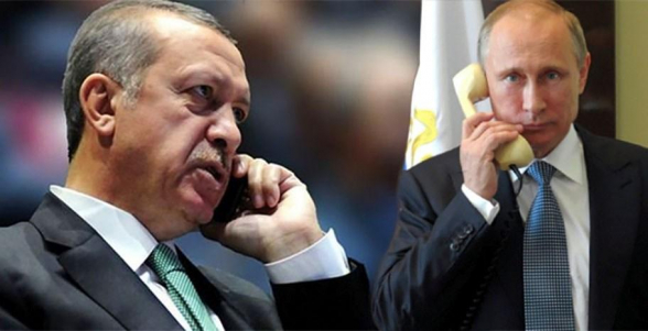 Эрдоган попросил Путина «повлиять» на президента Сирии