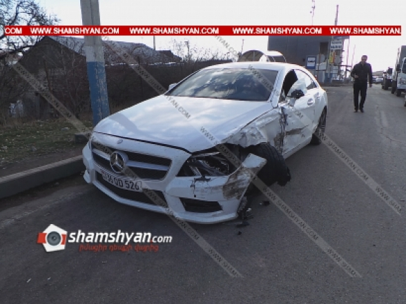 Երևանում բախվել են Mercedes CLS 550-ը, BMW-ն, 2 Toyota Camry-ները և «Ջորի»-ն. կա վիրավոր