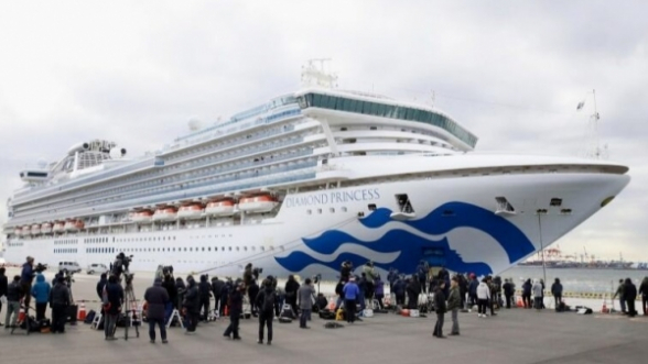 Коронавирус обнаружен у 61 человека на круизном лайнере «Diamond Princess»