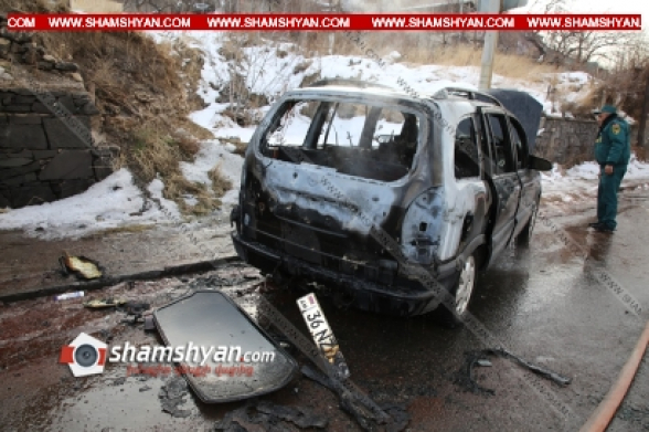 Երևանում Opel-ը դուրս է եկել հանդիպակաց և բախվել էլեկտրասյանը. հարվածից հրդեհ է առաջացել. կա վիրավոր (տեսանյութ)