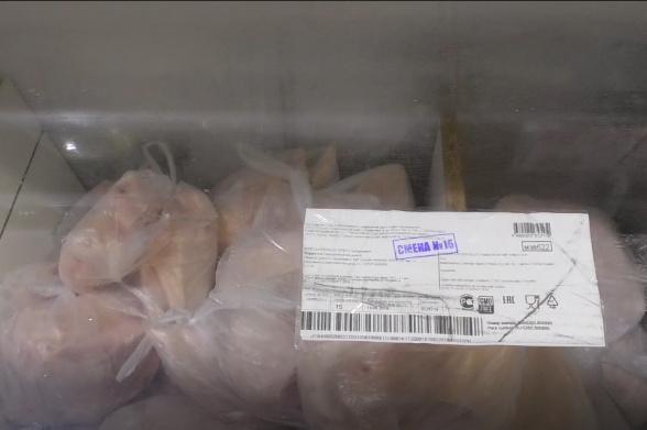 Հավի կրծքամսում խոնավության զանգվածային մասը կազմել է 80%