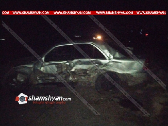 Արմավիրի մարզում բախվել են 22–ամյա վարորդի Mercedes-ն ու 30–ամյա վարորդի Toyota Camry-ն. կան վիրավորներ