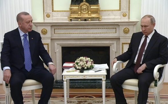В Кремле началась встреча Путина и Эрдогана (видео)