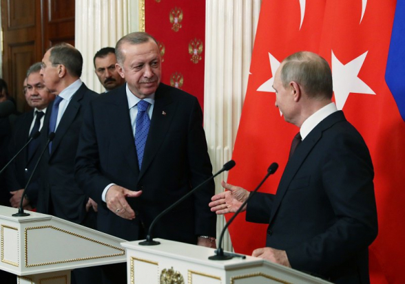 Эрдоган заявил, что предложил Путину участвовать в разработке месторождений нефти в Сирии